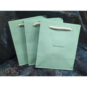 Tiffany & Co. Gift Bag Lot Of 3